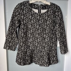 J. Crew Peplum Top Size XS